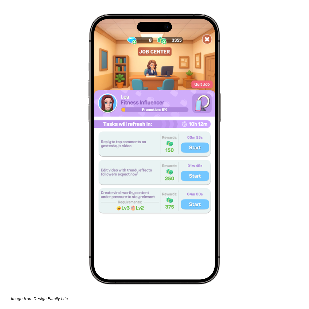 design family life job